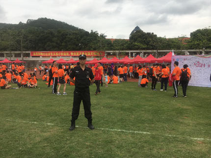 與愛同行——第二屆寶安慈善微跑活動安保護衛